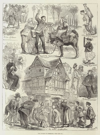 The Tourist in Normandy by Harry Furniss